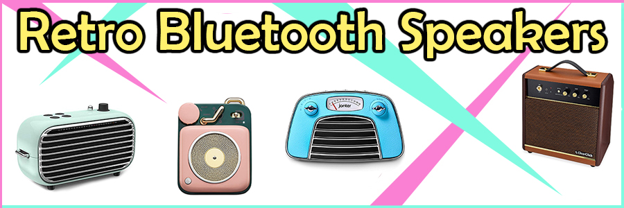 Retro Radio Bluetooth Speaker - Purple - Yellow - 4 Colors Available -  ApolloBox